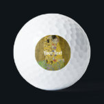 Gustav Klimt - The Kiss Golf Balls<br><div class="desc">The Kiss / Der Kuss - Gustav Klimt in 1907-1908</div>