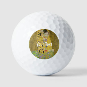 Gustav Klimt - The Kiss Golf Balls
