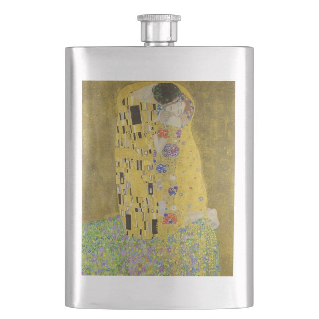 Gustav Klimt - The Kiss Hip Flask (Front)
