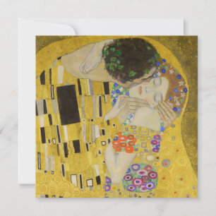 Gustav Klimt - The Kiss Invitation