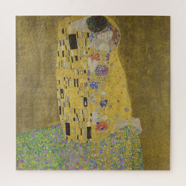 Gustav Klimt The Kiss Jigsaw Puzzle (Vertical)