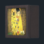 Gustav Klimt -The Kiss Keepsake Box<br><div class="desc">Gustav Klimt -The Kiss,  created on 1907-1908.   Medium:  Oil and gold leaf on canvas. Current location: Location  Österreichische Galerie Belvedere,  Vienna,  Austria</div>