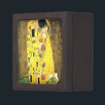 Gustav Klimt -The Kiss Keepsake Box<br><div class="desc">Gustav Klimt -The Kiss, created on 1907-1908. Medium: Oil and gold leaf on canvas. Current location: Location Österreichische Galerie Belvedere, Vienna, Austria</div>