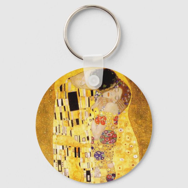Gustav Klimt The Kiss Key Chain (Front)