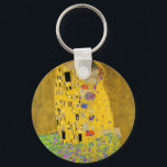 Gustav Klimt The Kiss Keychain<br><div class="desc">The Kiss painted by Gustav Klimt.</div>