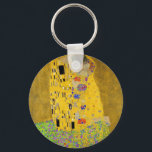 Gustav Klimt The Kiss Keychain<br><div class="desc">The Kiss painted by Gustav Klimt.</div>