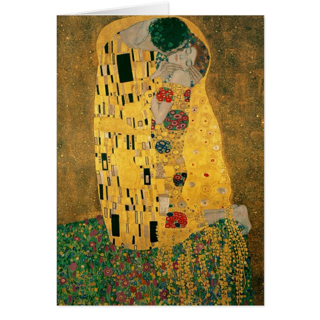 Gustav Klimt The Kiss (Lovers) GalleryHD Vintage (Front)