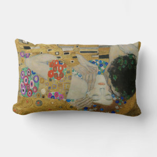 Gustav Klimt The Kiss Lumbar Pillow