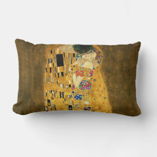 Gustav Klimt , The Kiss Lumbar Pillow