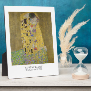 Gustav Klimt The Kiss Painting - Famous Classical  Plaque
