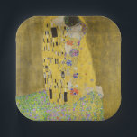 Gustav Klimt - The Kiss Paper Plate<br><div class="desc">The Kiss / Der Kuss - Gustav Klimt in 1907-1908</div>