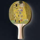 Gustav Klimt - The Kiss Ping Pong Paddle<br><div class="desc">The Kiss / Der Kuss - Gustav Klimt in 1907-1908</div>