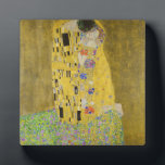 Gustav Klimt - The Kiss Plaque<br><div class="desc">The Kiss / Der Kuss - Gustav Klimt in 1907-1908</div>