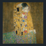 Gustav Klimt - The Kiss Poster<br><div class="desc">Famous painting by Gustav Klimt. The Kiss is one of the greatest romantic paintings and a great gifts for Valentine's day and other romantic occasions. Amazing masterpiece of symbolism and a great work by Gustav Klimt.</div>