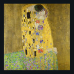 Gustav Klimt The Kiss Poster<br><div class="desc">One of Gustav Klimt's most iconic images; The Kiss.</div>