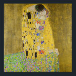 Gustav Klimt - The Kiss Poster<br><div class="desc">The Kiss / Der Kuss - Gustav Klimt in 1907-1908</div>