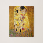 Gustav Klimt The Kiss Puzzle<br><div class="desc">Gustav Klimt The Kiss puzzle. Artwork oil paint on canvas from 1907-1908. The Kiss is Gustav Klimt’s best-known painting,  a beautiful work representing the height of his golden period. A perfect gift for lovers of Austrian symbolism,  Gustav Klimt,  and fine art.</div>