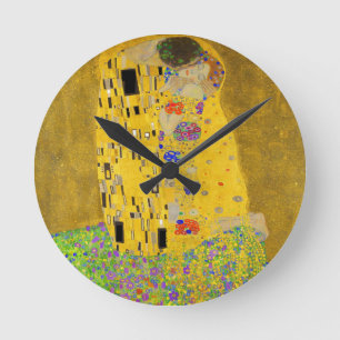 Gustav Klimt The Kiss Round Clock