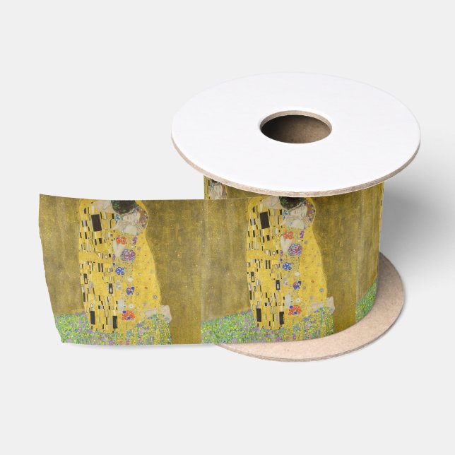 Gustav Klimt - The Kiss Satin Ribbon (Spool)