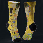 Gustav Klimt - The Kiss Socks<br><div class="desc">The Kiss / Der Kuss - Gustav Klimt in 1907-1908</div>
