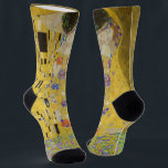 Gustav Klimt - The Kiss Socks<br><div class="desc">The Kiss / Der Kuss - Gustav Klimt in 1907-1908</div>