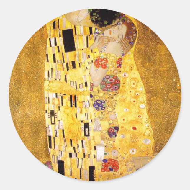 Gustav Klimt The Kiss Stickers (Front)