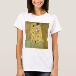 Gustav Klimt The Kiss T-Shirt<br><div class="desc">One of Gustav Klimt's most iconic images; The Kiss.</div>