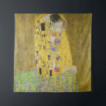 Gustav Klimt - The Kiss Tapestry<br><div class="desc">The Kiss / Der Kuss - Gustav Klimt in 1907-1908</div>