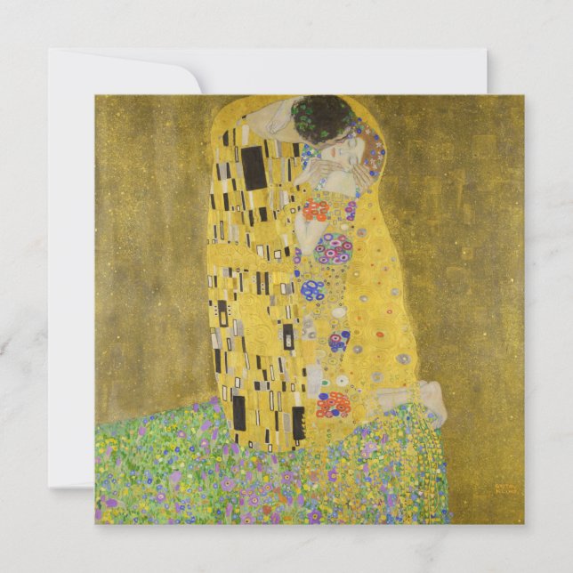 Gustav Klimt - The Kiss Thank You Card (Front)