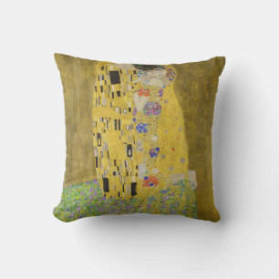 Gustav Klimt - The Kiss Throw Pillow