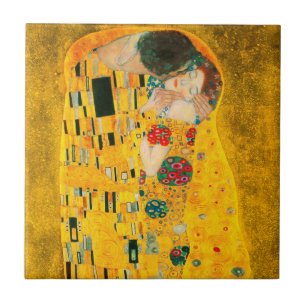Gustav Klimt The Kiss Tile