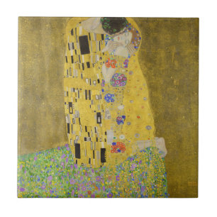 Gustav Klimt - The Kiss Tile