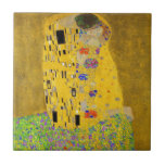 Gustav Klimt The Kiss Tile<br><div class="desc">The Kiss painted by Gustav Klimt.</div>