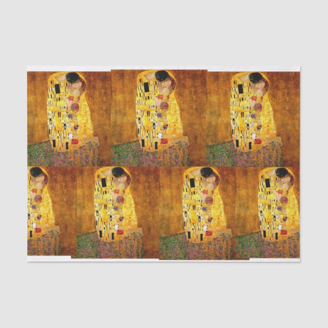 Gustav Klimt, The Kiss,   Tissue Paper (Front)