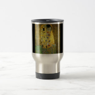gustav-klimt-the-kiss travel mug
