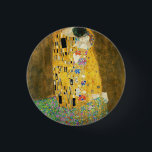 Gustav Klimt The Kiss Vintage Art Nouveau Painting 1 Inch Round Button<br><div class="desc">Gustav Klimt The Kiss Vintage Art Nouveau Painting The Kiss (In German: Der Kuss) was painted by the Austrian Symbolist painter Gustav Klimt between 1907 and 1908, the highpoint of his Golden Period, when he painted a number of works in a similar gilded style. The painting is widely considered a...</div>