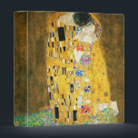 Gustav Klimt The Kiss Vintage Art Nouveau Painting Binder<br><div class="desc">Gustav Klimt The Kiss Vintage Art Nouveau Painting The Kiss (In German: Der Kuss) was painted by the Austrian Symbolist painter Gustav Klimt between 1907 and 1908, the highpoint of his Golden Period, when he painted a number of works in a similar gilded style. The painting is widely considered a...</div>