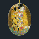 Gustav Klimt The Kiss Vintage Art Nouveau Painting Ceramic Ornament<br><div class="desc">Gustav Klimt The Kiss Vintage Art Nouveau Painting The Kiss (In German: Der Kuss) was painted by the Austrian Symbolist painter Gustav Klimt between 1907 and 1908, the highpoint of his Golden Period, when he painted a number of works in a similar gilded style. The painting is widely considered a...</div>