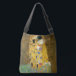 Gustav Klimt The Kiss Vintage Art Nouveau Painting Crossbody Bag<br><div class="desc">Gustav Klimt The Kiss Vintage Art Nouveau Painting The Kiss (In German: Der Kuss) was painted by the Austrian Symbolist painter Gustav Klimt between 1907 and 1908, the highpoint of his Golden Period, when he painted a number of works in a similar gilded style. The painting is widely considered a...</div>