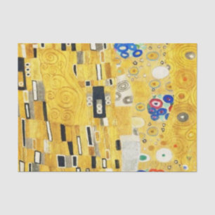 Gustav Klimt The Kiss Vintage Art Nouveau Painting Tissue Paper