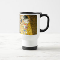 Gustav Klimt The Kiss Vintage Art Nouveau Painting