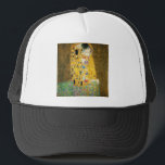 Gustav Klimt The Kiss Vintage Art Nouveau Painting Trucker Hat<br><div class="desc">Gustav Klimt The Kiss Vintage Art Nouveau Painting The Kiss (In German: Der Kuss) was painted by the Austrian Symbolist painter Gustav Klimt between 1907 and 1908, the highpoint of his Golden Period, when he painted a number of works in a similar gilded style. The painting is widely considered a...</div>