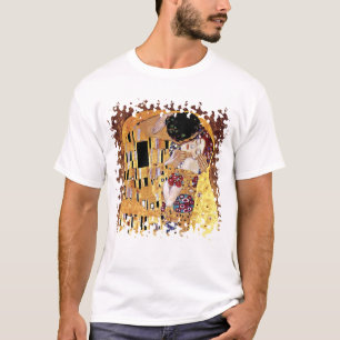 Gustav Klimt - The Kiss - Vintage Art Nouveau T-Shirt