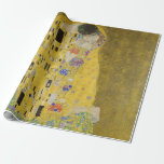 Gustav Klimt - The Kiss Wrapping Paper<br><div class="desc">The Kiss / Der Kuss - Gustav Klimt in 1907-1908</div>