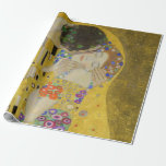 Gustav Klimt - The Kiss Wrapping Paper<br><div class="desc">The Kiss / Der Kuss - Gustav Klimt in 1907-1908</div>