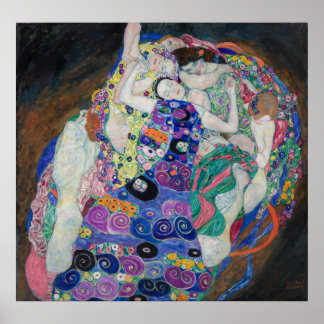 Gustav Klimt The Maiden Poster