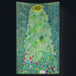 Gustav Klimt - The Sunflower Banner<br><div class="desc">The Sunflower - Gustav Klimt, Oil on Canvas, 1907</div>