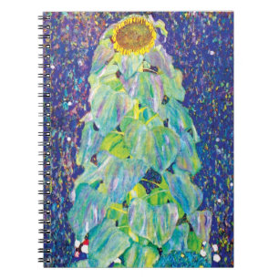 Gustav Klimt - The Sunflower Fine Art Painting Notebook