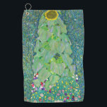 Gustav Klimt - The Sunflower Golf Towel<br><div class="desc">The Sunflower - Gustav Klimt,  Oil on Canvas,  1907</div>