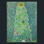Gustav Klimt - The Sunflower Notebook<br><div class="desc">The Sunflower - Gustav Klimt,  Oil on Canvas,  1907</div>
